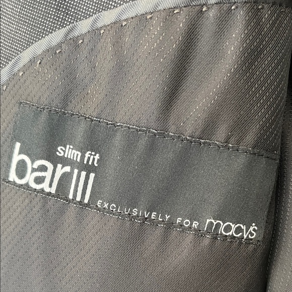 Men’s Macys Charcoal Grey 2pc Suit - Picture 4 of 7